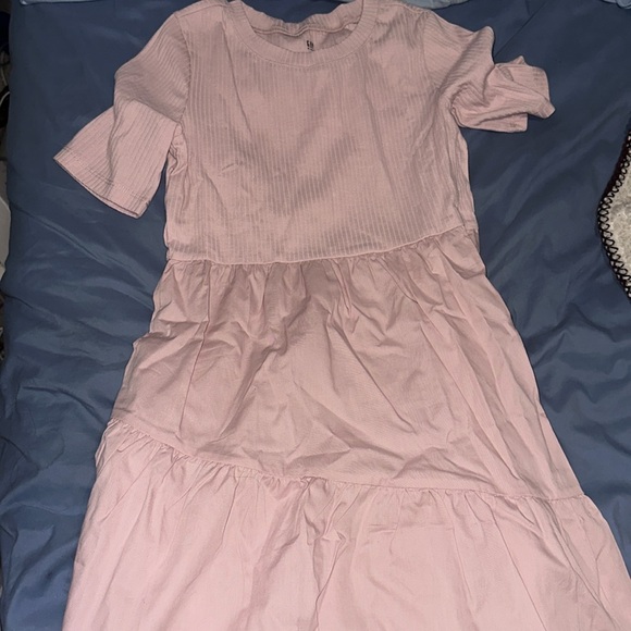 GAP Kids Ribbed Tier Pink Dress - Picture 3 of 7